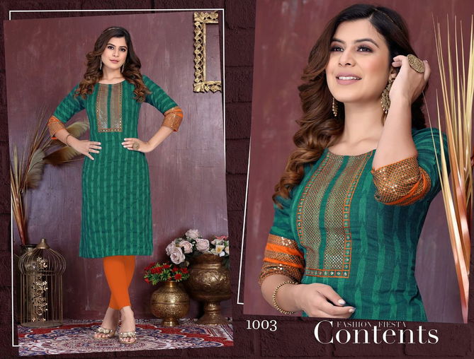 Beauty Queen Valvet Girl 1 Rayon Fancy Ethnic Wear Designer Kurti Collection